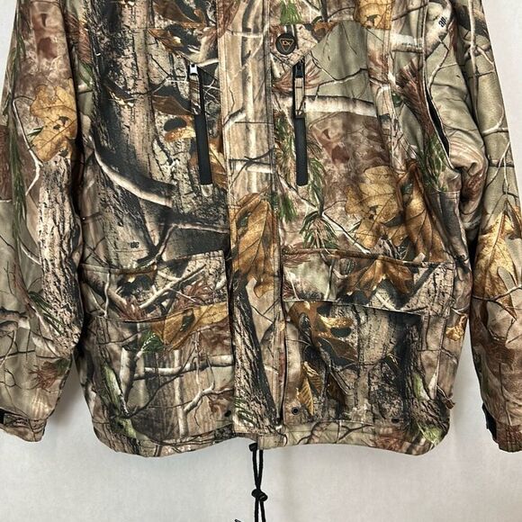 10X RealTree Camo Insulated Outdoors Jacket Coat Mens Sz XL *READ* Hood Pockets - Picture 3 of 13